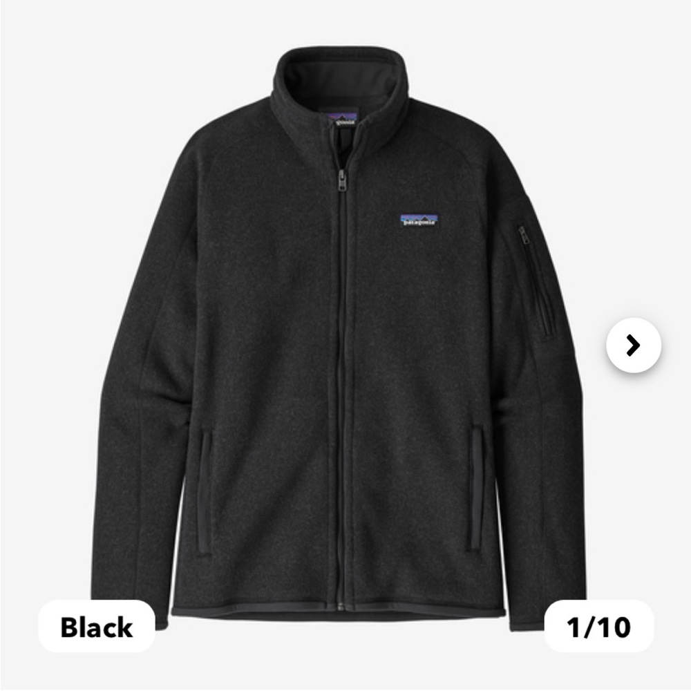 Patagonia full zip Better Sweater